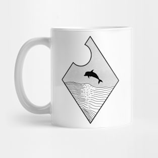 Dolphin in the Sun Mug